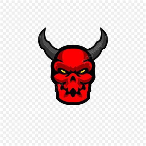 Demon Mascot Clipart PNG Images, Demon Skull Mascot Esport Logo Icon Vector, Logo Icons, Skull ...