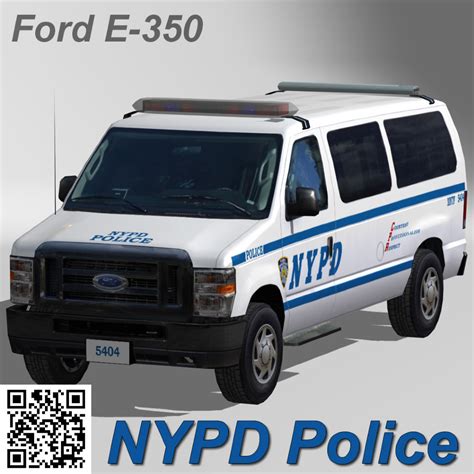 Ford E-350 NYPD Police car