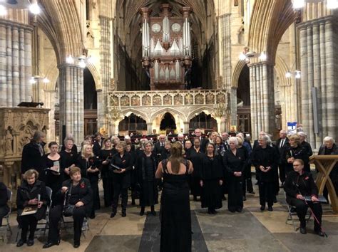 Our choir sing at Exeter Cathedral « SOUTH DEVON CHOIR