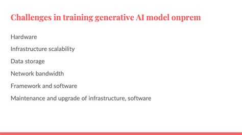 Challenges and solution to Host generative AI on-prem