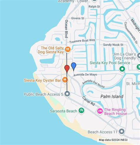 Siesta Key Village Map - Google My Maps