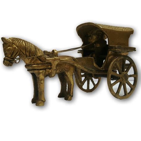 Heavy Brass Lovely Desk Decor Horse Cart at ₹ 650/piece | Masjid Bandar ...