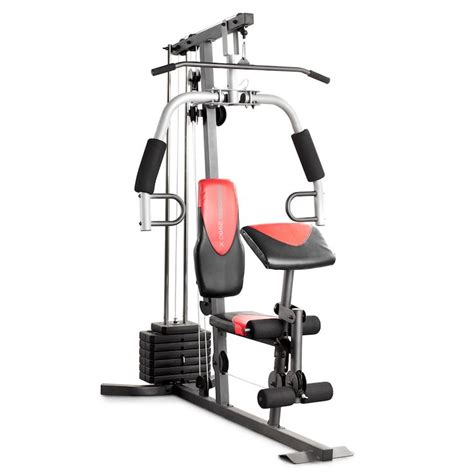 Weider 2980 X Home Gym System, Black | At home gym, No equipment workout, Resistance workout