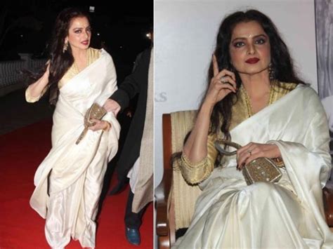 Closet Confessions: Rekha's Saree Splendor - Boldsky.com