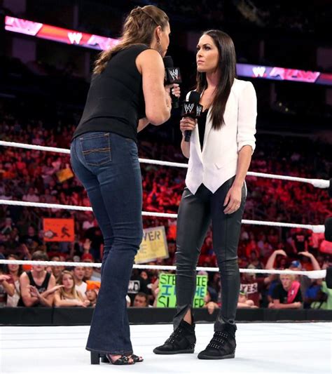 WWE Women , Raw Flashback - Stephanie McMahon and Brie Bella... in 2021 | Stephanie mcmahon, Wwe ...