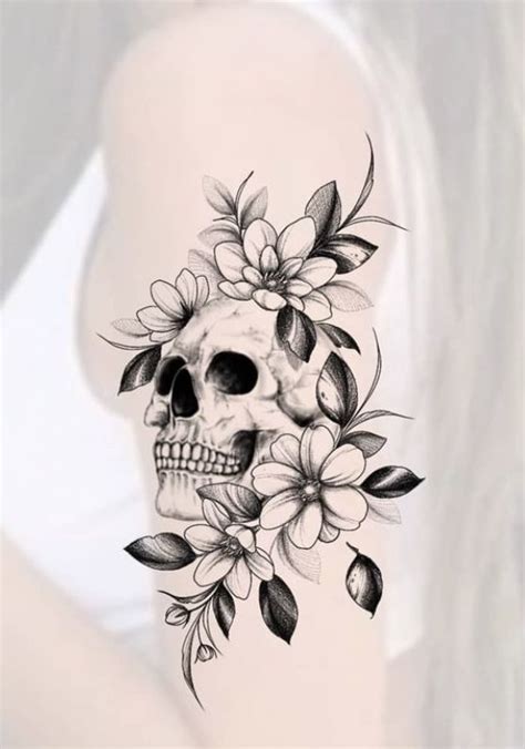 Update more than 71 girly skull tattoos best - in.coedo.com.vn