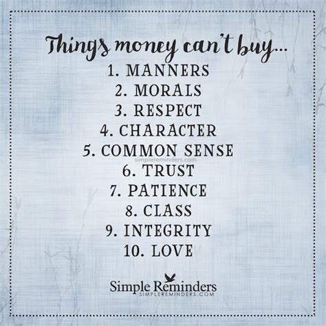 Things Money Can't Buy