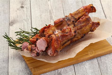 Smoked pork ribs 7857769 Stock Photo at Vecteezy