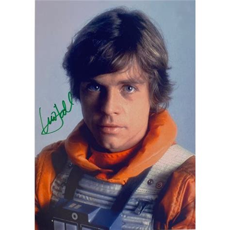 Signed Star Wars Mark Hamill Photo