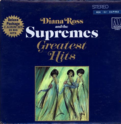 Diana Ross and the Supremes Greatest Hits / Deluxe package / 2-Album ...