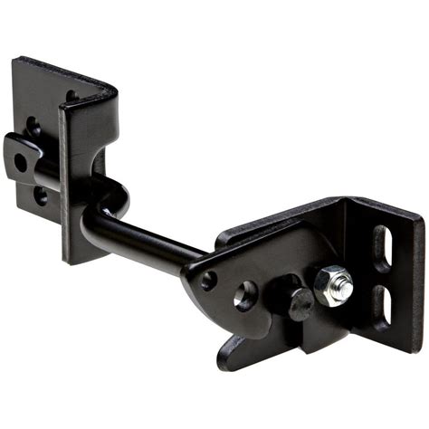 National Hardware Adjust-O-Matic 8 in. Black Heavy Duty Gate Latch-V23A ...