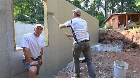 How To Waterproof Exterior Foundation Wall | DIY Basement Waterproofing - Basement Sealer - YouTube