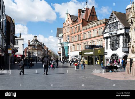 Leicester city centre hi-res stock photography and images - Alamy