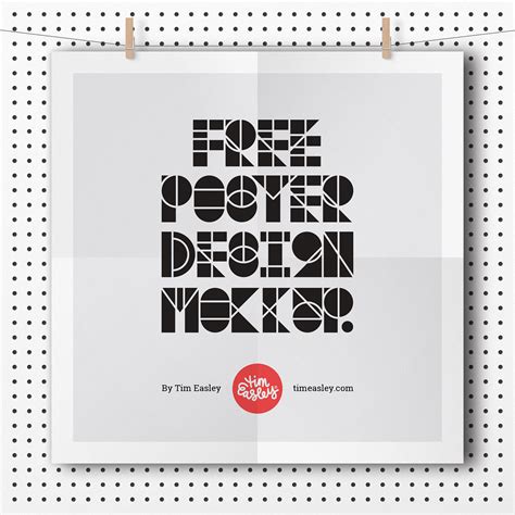 Free Poster Design Mockup :: Behance