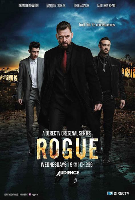 Win a poster from DirecTV's original series ROGUE signed by Joshua Sasse & Leah Gibson ...