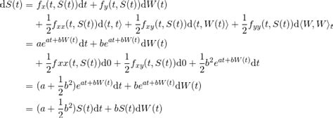 Geometric Brownian Motion – Sisi Tang