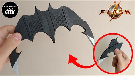 Como hacer el BATARANG PEGABLE de MICHAEL KEATON DIY/TUTORIAL ...