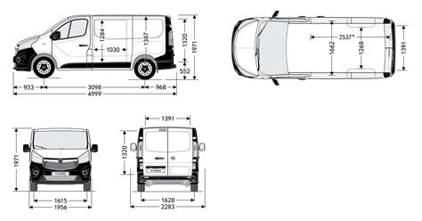 Opel Vivaro (Vauxhall) Blueprint