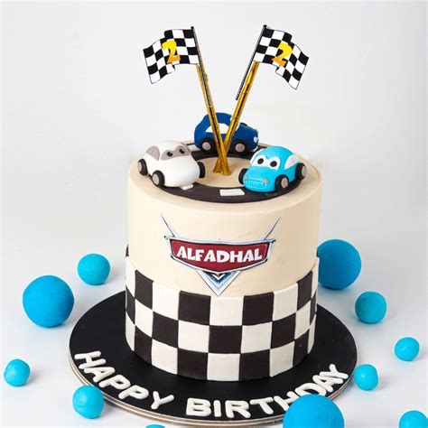 Experience the magic of our McQueen Blue Cake | Isfahan Oman