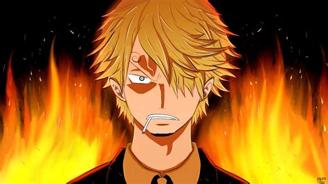 Sanji Fiery Background HD One Piece Wallpapers | HD Wallpapers | ID #82533