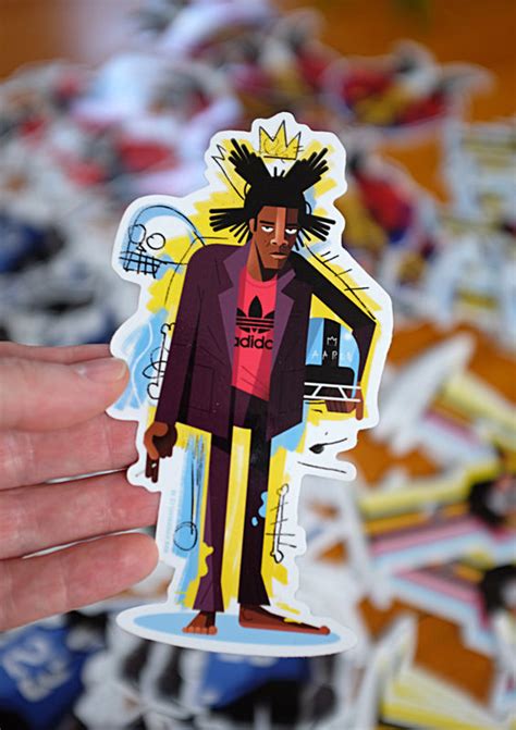 Vinyl sticker 17 - Hip Hop Head prints by Dale Edwin Murray