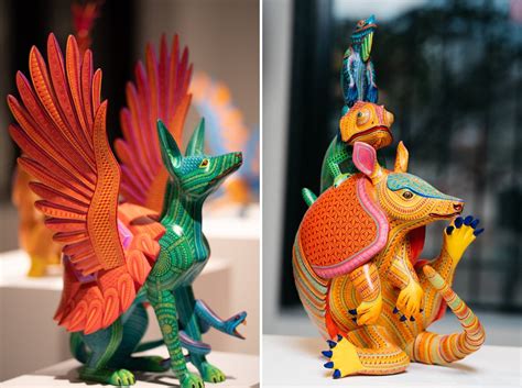 Vibrant Patterns Envelop Dozens of Mythical Animal Sculptures That ...