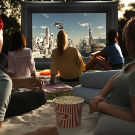 Inflatable Projector Screen | Outdoor Projector Movie Screen — KHOMO GEAR