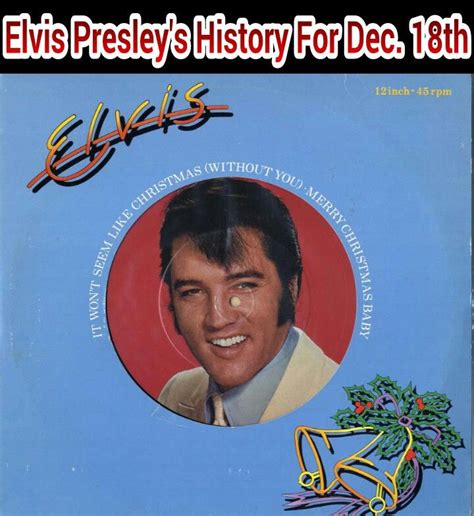 Today is Thursday, December 18th, 2014 Today in Elvis Presley History ...