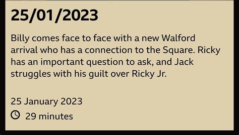 New Spoilers Week of 23rd Jan. : r/eastenders