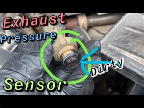 HOW TO REPLACE EXHAUST PRESSURE SENSOR ON A 2010 - 2018 RAM 3500 6.7L CUMMINS - YouTube