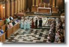 Rachel and Tony's wedding, 9th of July 2005 - 11.during service, happy couple seated