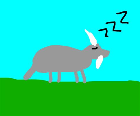 Goat Sleeping - Drawception