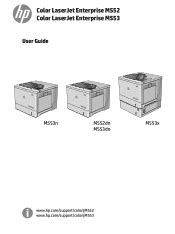 HP Color LaserJet Enterprise M553 Manual