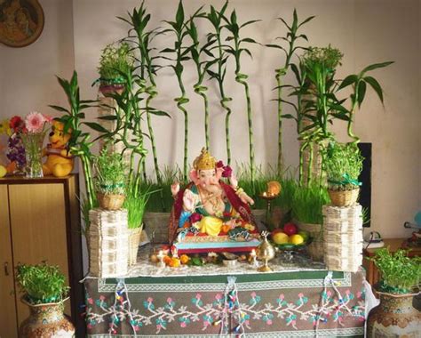 20+ Simple Ganpati Decorations Ideas for Vinayaka Chavithi 2024
