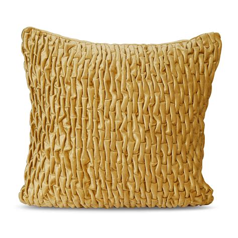 Pleated Ochre Cushion | Cushions, Contemporary bedroom design, Diy cushion