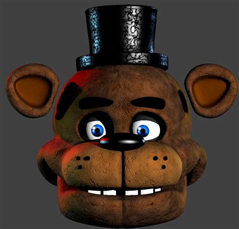 Freddy Head Model Based on the new Scottgames picture : r ...