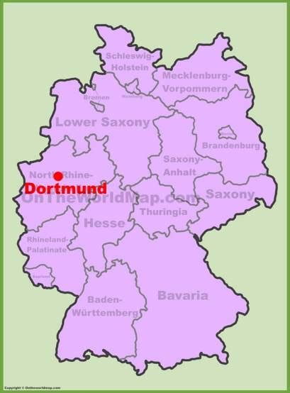 Dortmund Map | Germany | Maps of Dortmund