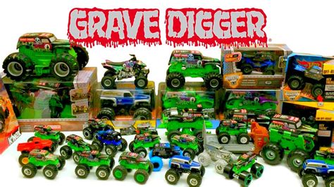 GRAVE DIGGER | MONSTER JAM | MONSTER TRUCKS | MONSTER TRUCK VIDEOS | My Grave Digger Collection ...