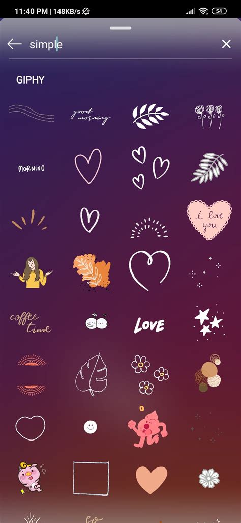 40+ AESTHETIC GIFS / STICKERS FOR INSTAGRAM STORIES - InstaStoryIdeas ...