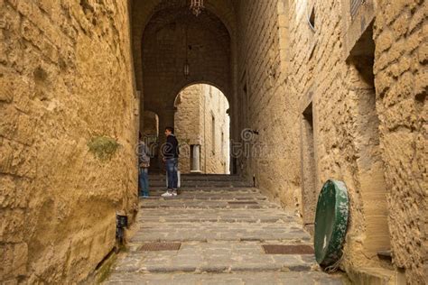 NAPLES, ITALY - OCTOBER 31, 2015: Inside of the Medieval Castle Castel Dell Ovo. Editorial Photo ...