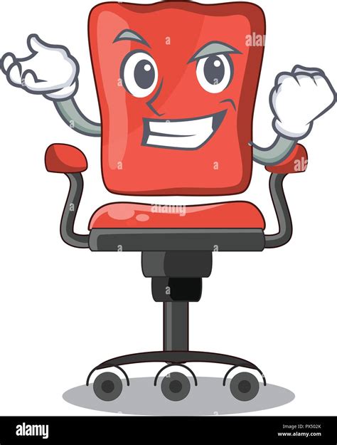 Successful cartoon desk chair in the office Stock Vector Image & Art - Alamy