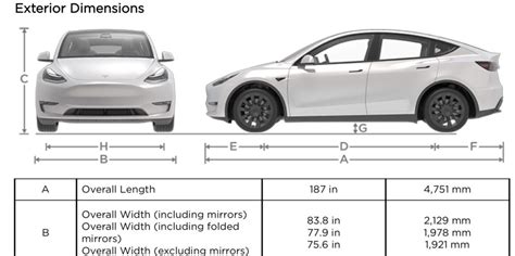 Tesla Model Y specs: We finally know how big it is - Electrek