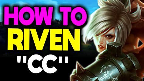 HOW TO USE RIVEN ''CC'' TO TRADE LIKE A PRO! (League of Legends) - Riven vs Sion Guide - YouTube