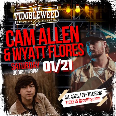 Cam Allen & Wyatt Flores Saturday January 21 DOS