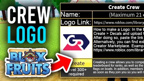 TUTORIAL on HOW TO CREATE CREW and USE CUSTOM LOGO in Blox