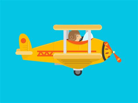 Plane Animation GIF