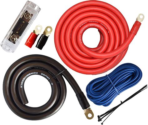 Amazon.com: SoundBox Connected 0 Gauge Amp Kit Amplifier Install Wiring ...