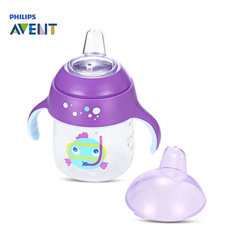 Philips Avent 9oz / 260ml Baby Feeding Bottles BPA Free Animal Pattern Soft Handle Sipping Feed ...