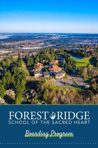 Forest Ridge Boarding Brochure by Forest Ridge School - Issuu