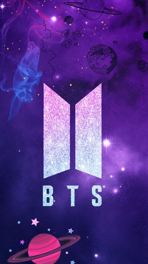 Bts logo purple background Wallpapers Download | MobCup